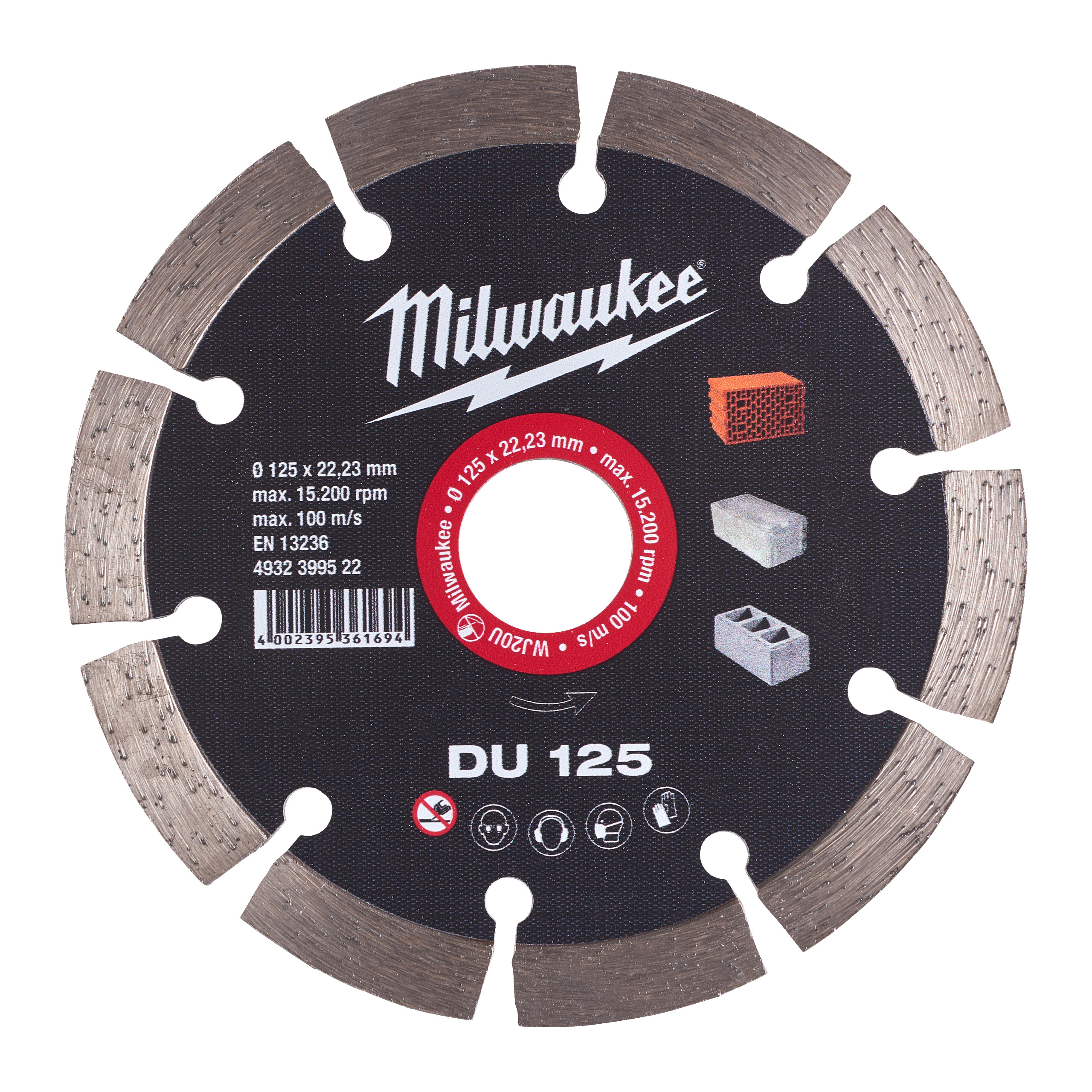 DISQUE DIAMANT DU 125MM (x1) MILWAUKEE ACCESSOIRES - 4932399522