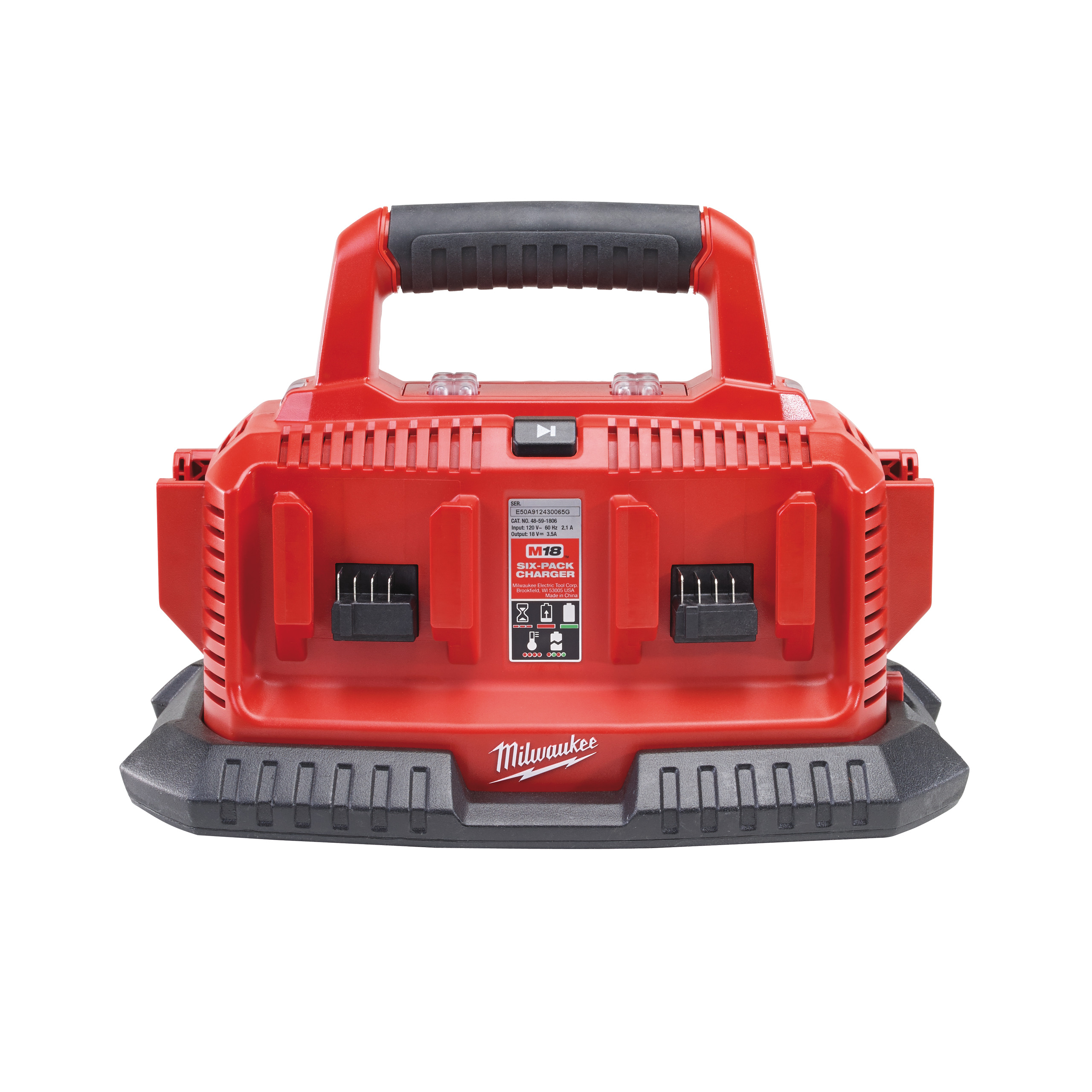 CHARGEUR 6 BATTERIES MILWAUKEE M1418 C6 14.4 À 18 V - 4932430086