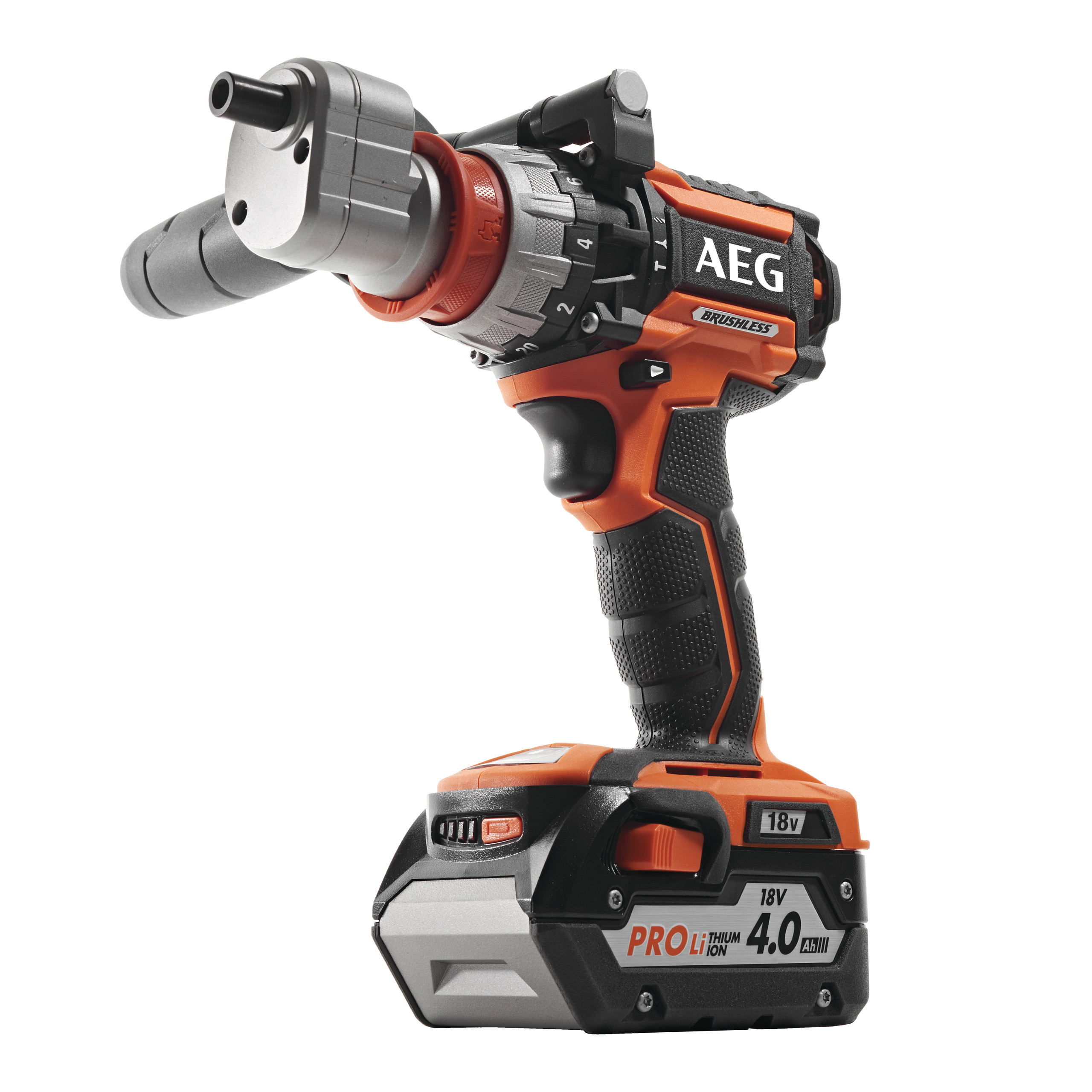 Mandrin renvoi d'angle pour perceuse percussion Brushless BSB18CBL-RAA AEG ACCESSOIRES - 4932430924