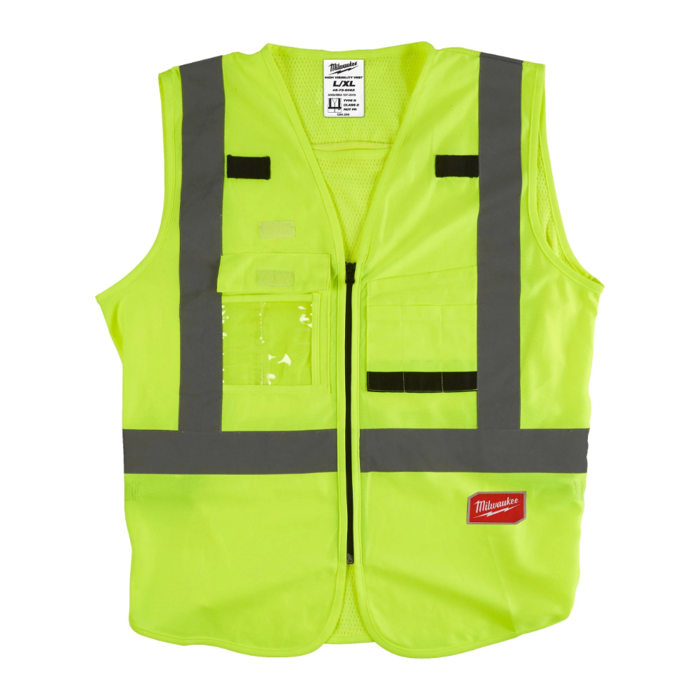 GILET HAUTE VISIBILTÉ JAUNE - S/M - 1 PC - Blister MILWAUKEE EPI - 4932471889