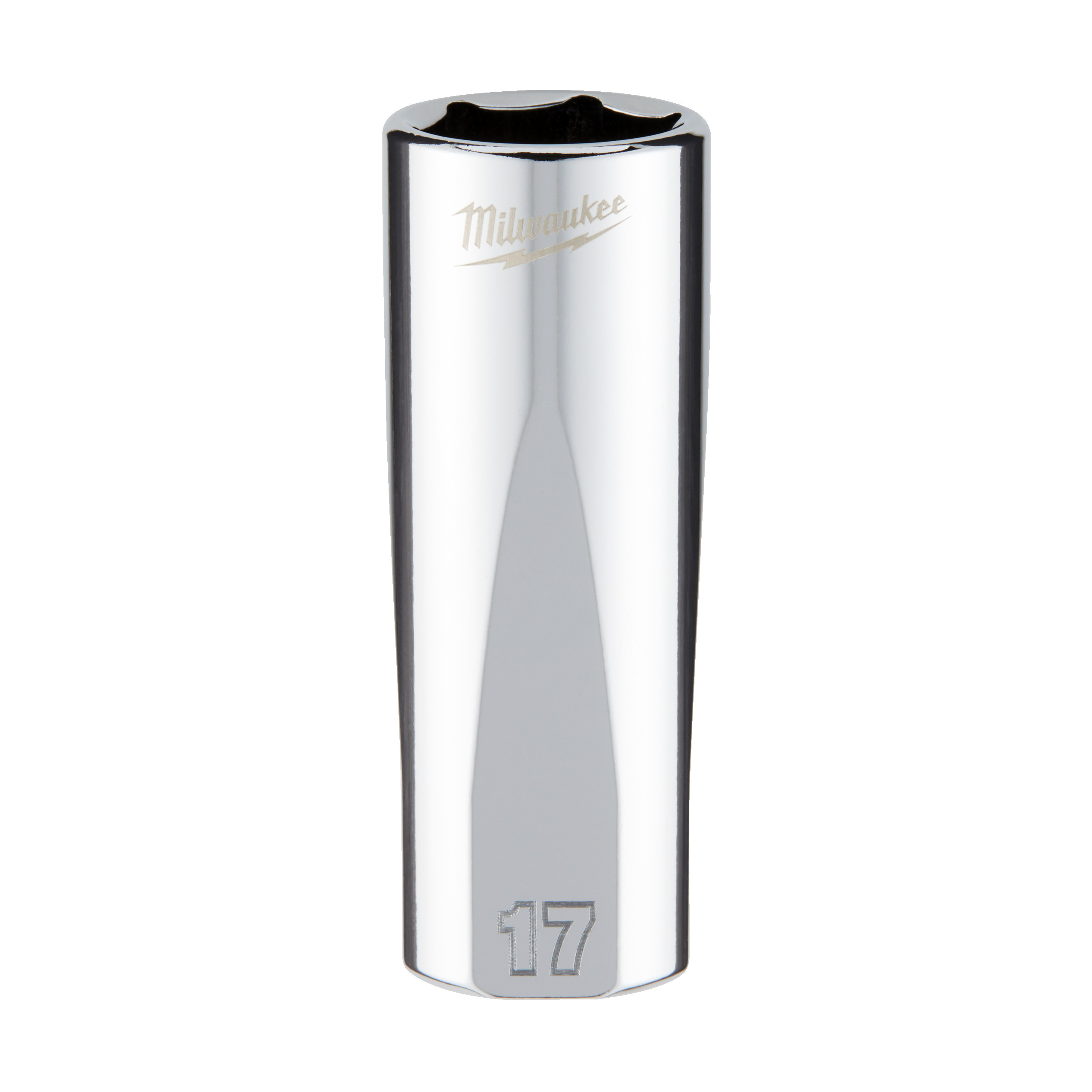 Douille a cliquet 3/8 longue 17 mm MILWAUKEE ACCESSOIRES - 4932478361