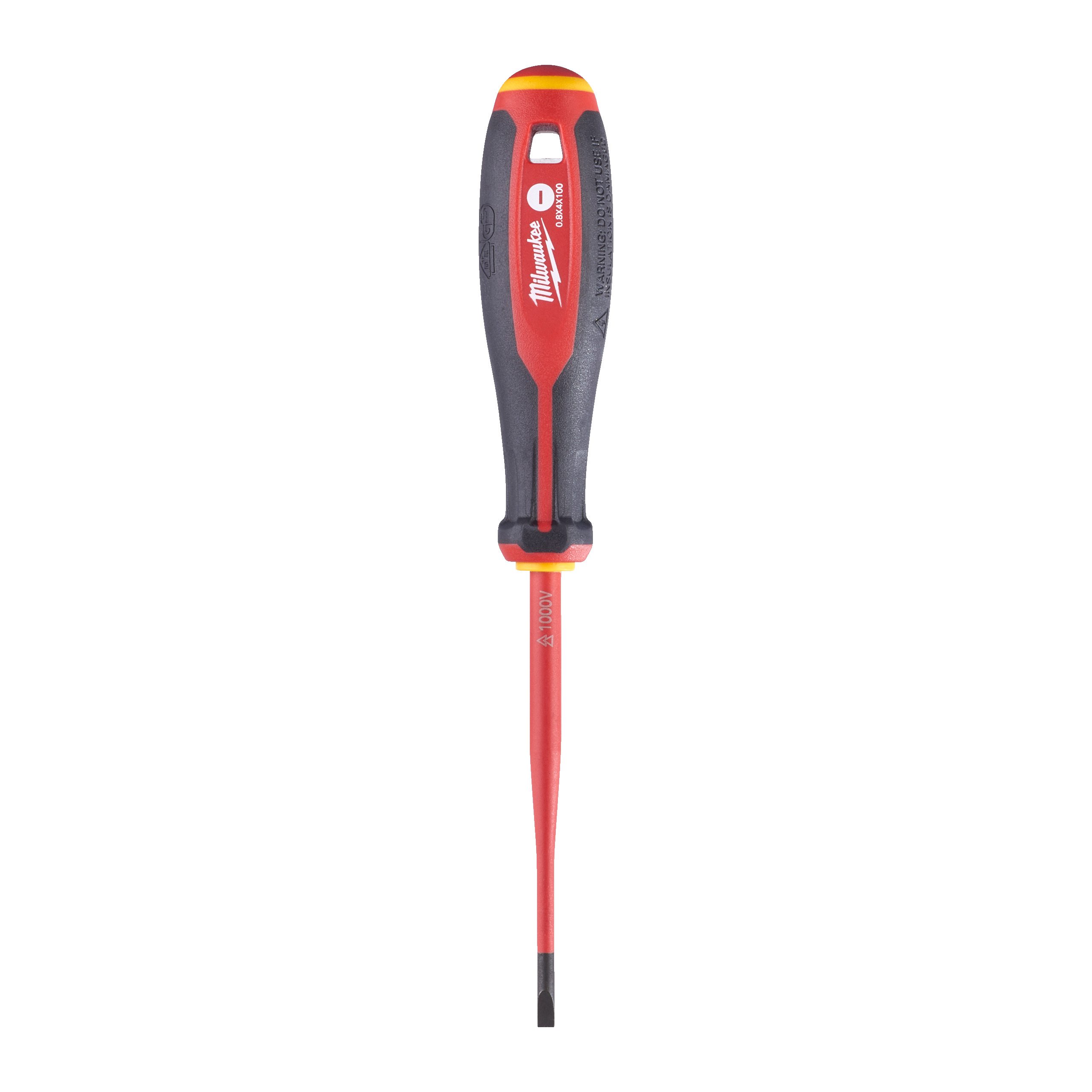 Tournevis trilobe vde, plat 0,8x4x100 MILWAUKEE ACCESSOIRES - 4932478715