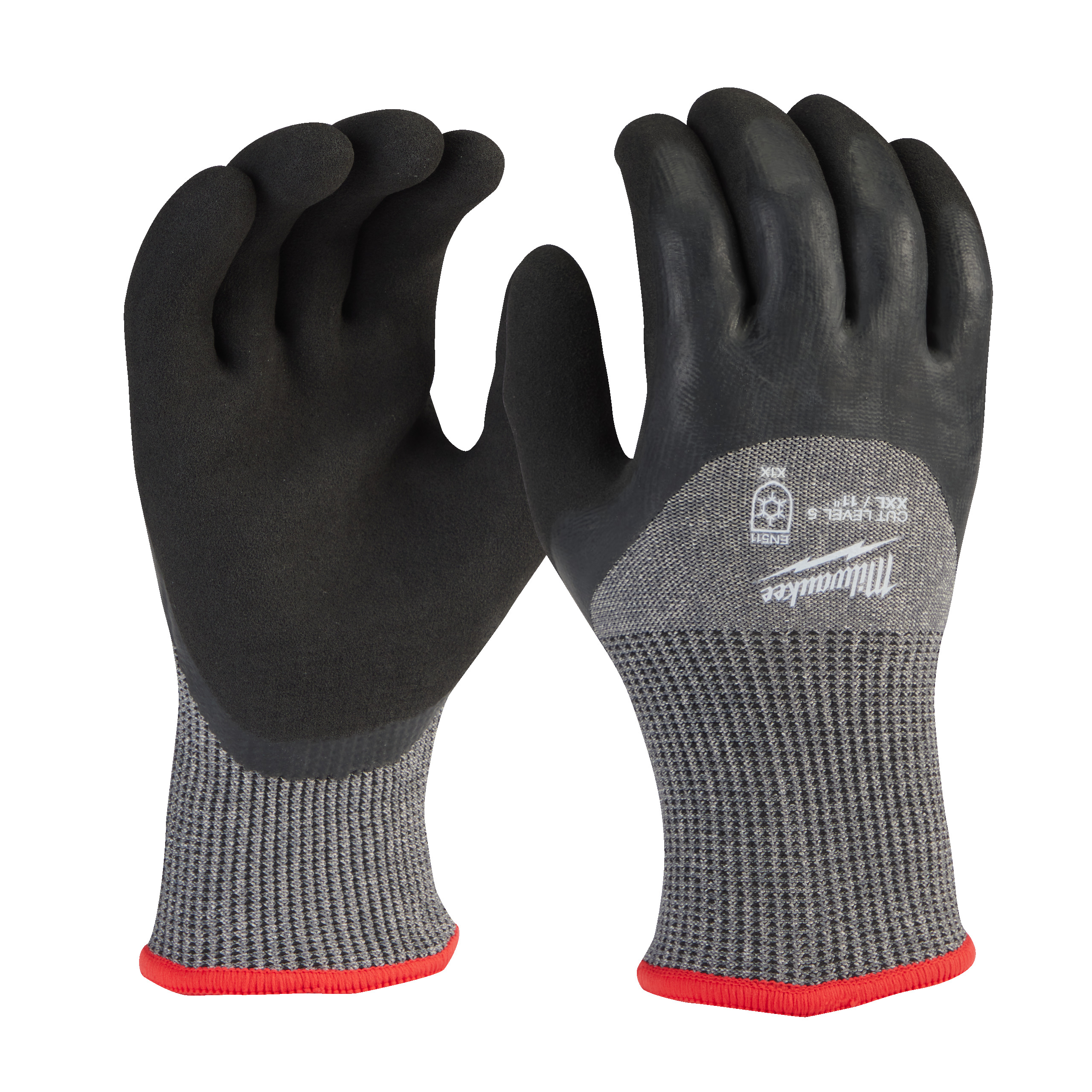 Gants hiver anti-coupure niveau 5-m/8-12 paires MILWAUKEE EPI - 4932479562