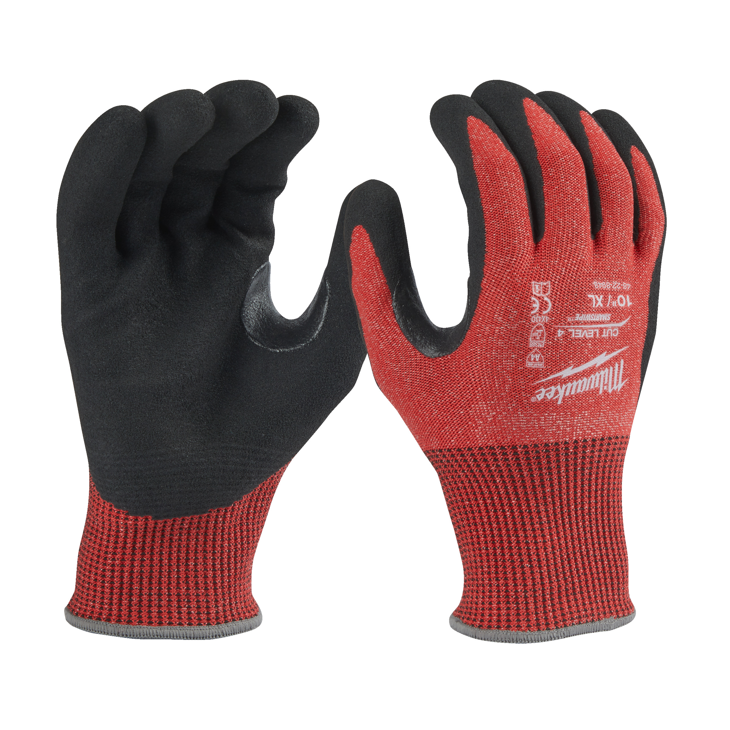 Gants anti-coupure niveau 4/D à l'unité MILWAUKEE EPI - 493247991