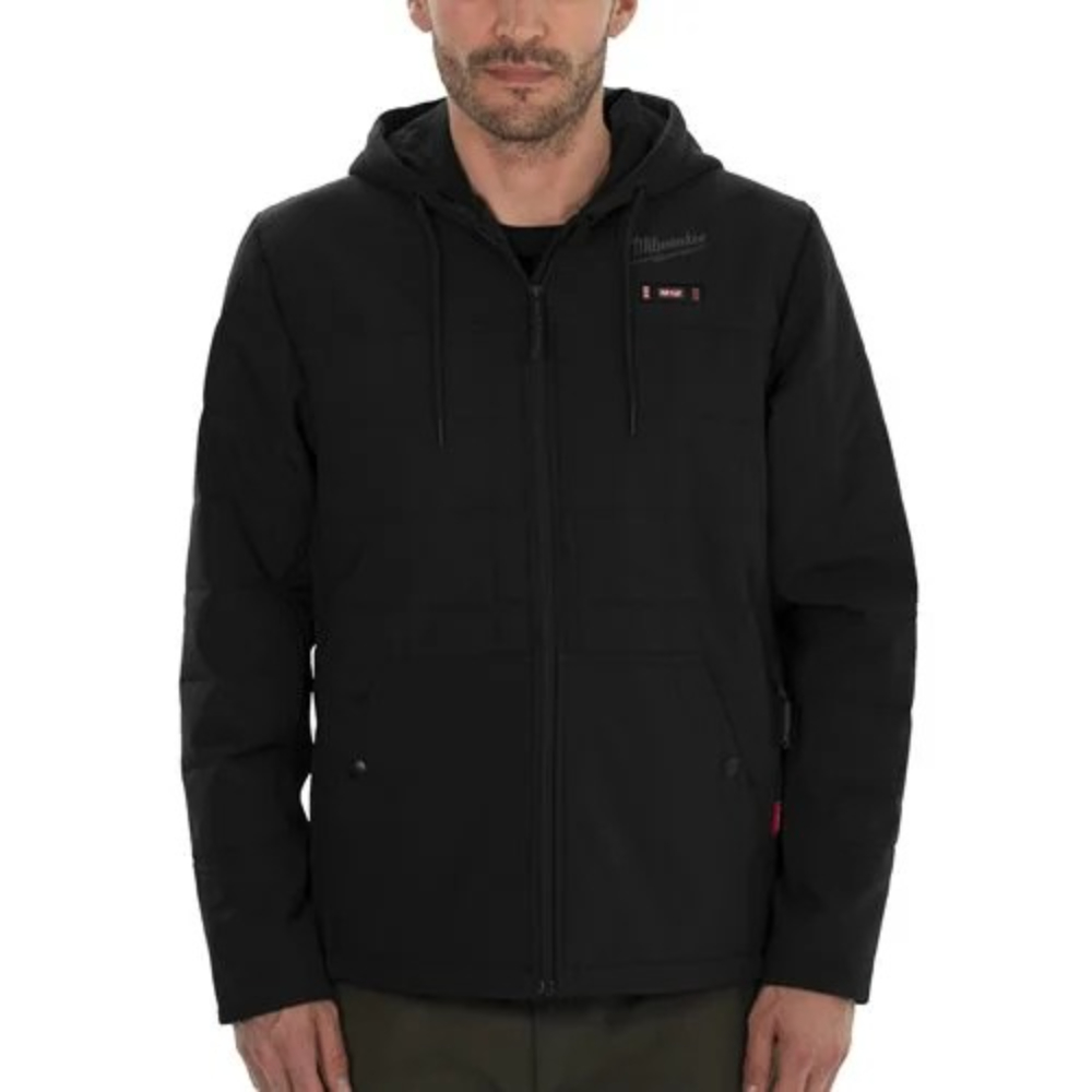 Veste à capuche noire chauffante RIPSTOP M12 taille S -  MILWAUKEE EPI - 4932480071