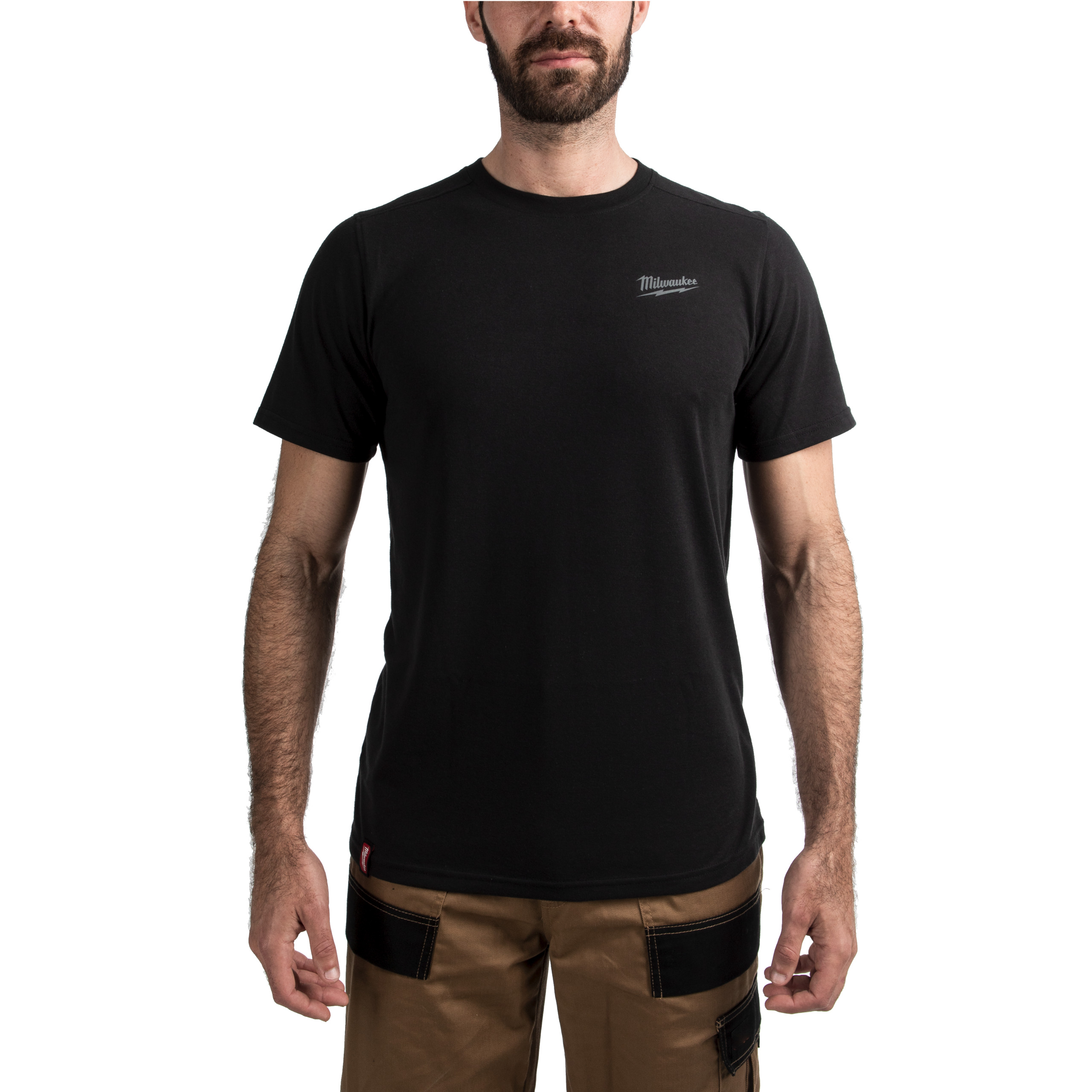 T-SHIRT HYBRID MANCHES-COURTES NOIR XXL. - Blister MILWAUKEE EPI - 4932492967