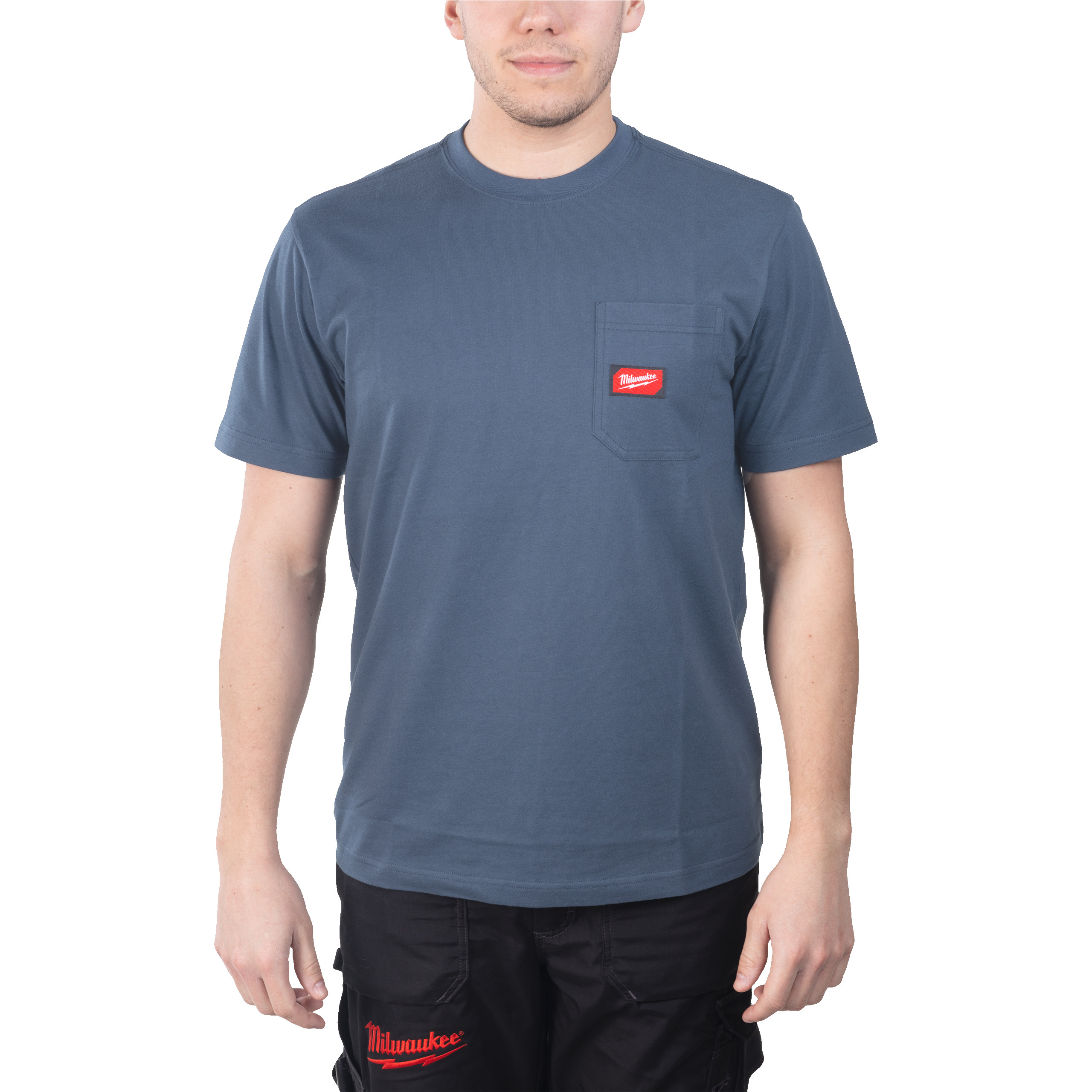 T-SHIRT TRAVAIL MANCHES-COURTES VERT S. - Blister MILWAUKEE EPI - 4932493018
