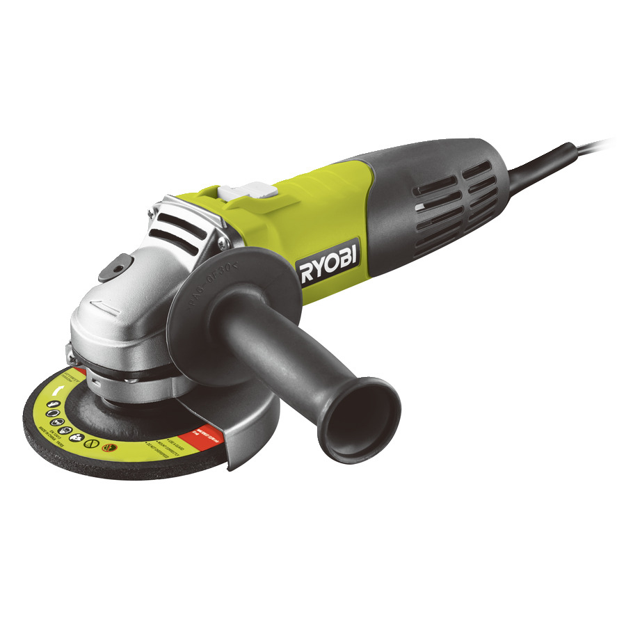 Meuleuse d'angle 600 W diametre 115 mm - protection anti-redémarrage RYOBI RAG600-115G - 5133002487