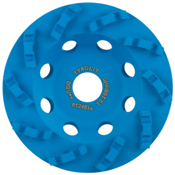 Plateaux diamant universel de surfaçage à sec diam. 125x23x22,23 PREMIUM TYROLIT - 34179930