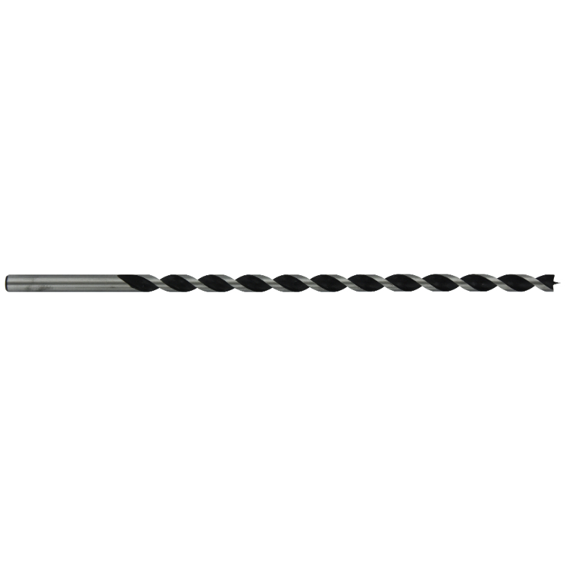 Foret bois 3 pointes L250mm -Queue cylindrique (Blister) / L: 250 Ø: 8 TIVOLY - 10800420800