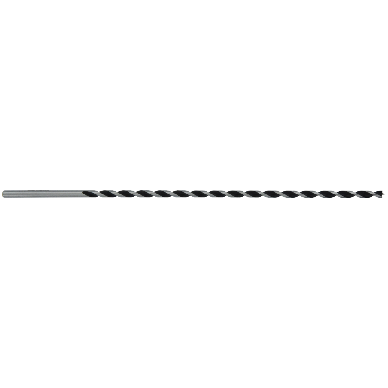 Foret bois 3 pointes L250mm -Queue cylindrique (Blister) / L: 250 Ø: 5 TIVOLY - 10804220500