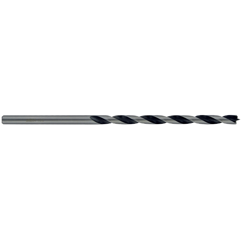 Foret bois 3 pointes L250mm -Queue cylindrique (Blister) / L: 250 Ø: 8 TIVOLY - 10804520800