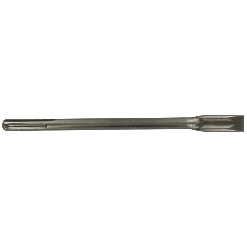 Burin plat L400mm -SDS max (Clip SDS brochable) / L: 400 Ø: 25 TIVOLY - 10906230001