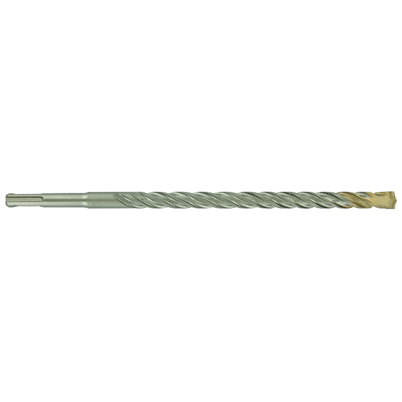 Foret bétons 2 taillants SPEEDER2 -L260mm -Pointe de centrage -Quadruple goujures -SDS+ / L: 260 Ø: 12 TIVOLY - 10931331200