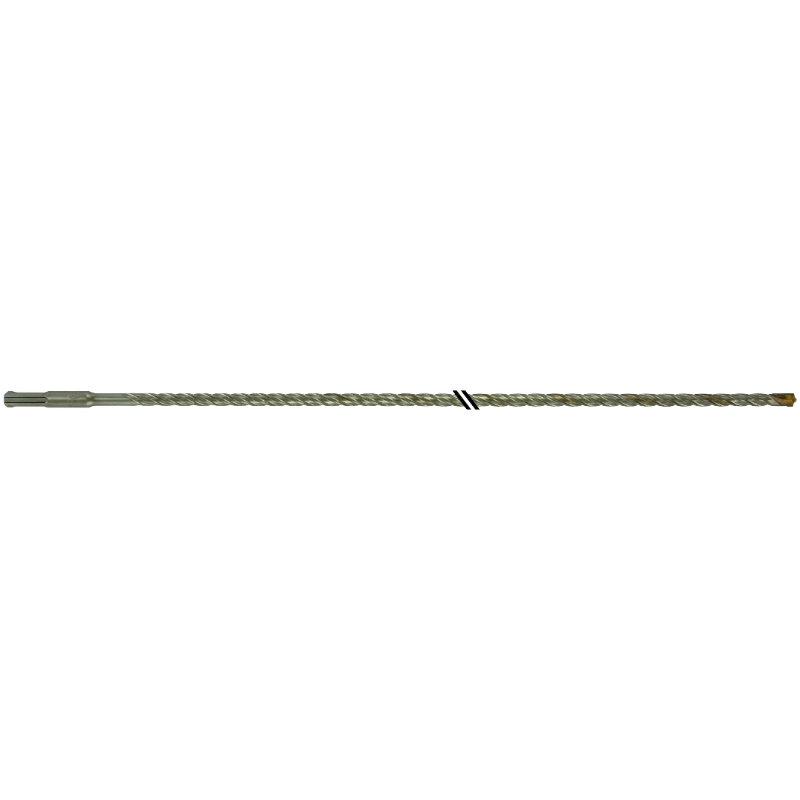 Foret bétons 2 taillants SPEEDER2 -L610mm -Pointe de centrage -Quadruple goujures -SDS+ / L: 600 Ø: 8 TIVOLY - 10931530800