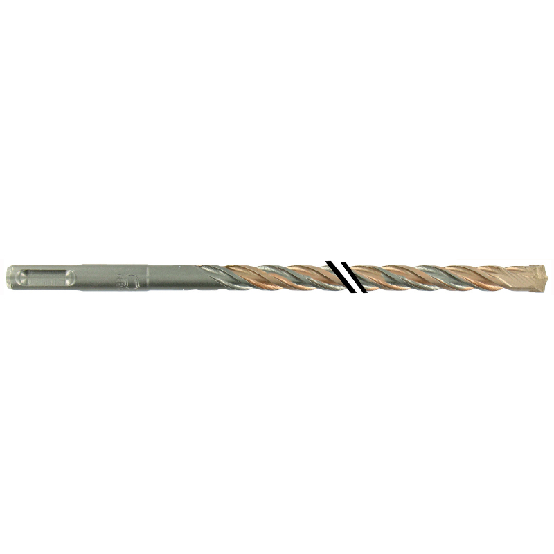 Foret bétons 2 taillants SPEEDER2 -L310mm -Pointe de centrage -Quadruple goujures -SDS+ / L: 310 Ø: 14 TIVOLY - 10931731400