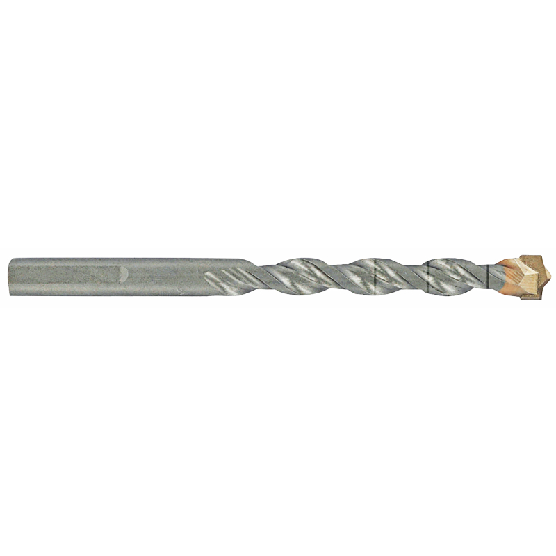 Foret bétons -Plaquette carbure pointe de centrage -Queue cylindrique 3 méplats / L: 150 Ø: 14 TIVOLY - 10960521400