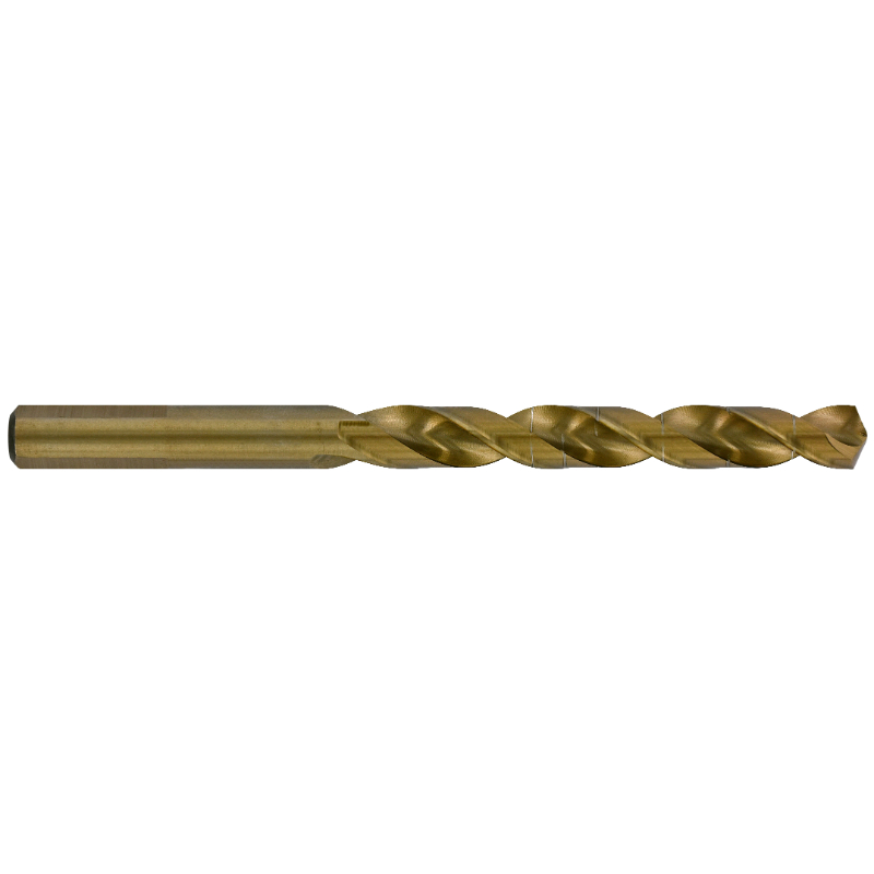 Foret métaux HSS-E5 -Revêtu GOLD -DIN338 -h8 -Pointe en croix -Gradué SLR Ø: 7 L: 109 TIVOLY - 11468540700