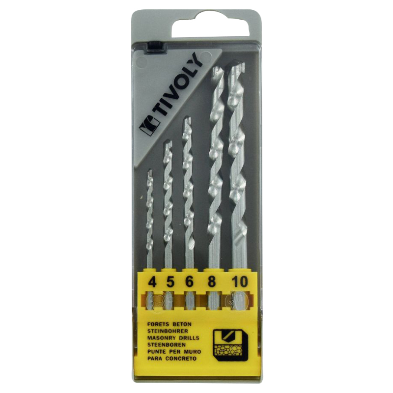 5 forets béton Ø 4 à 10mm TIVOLY - 50900170018