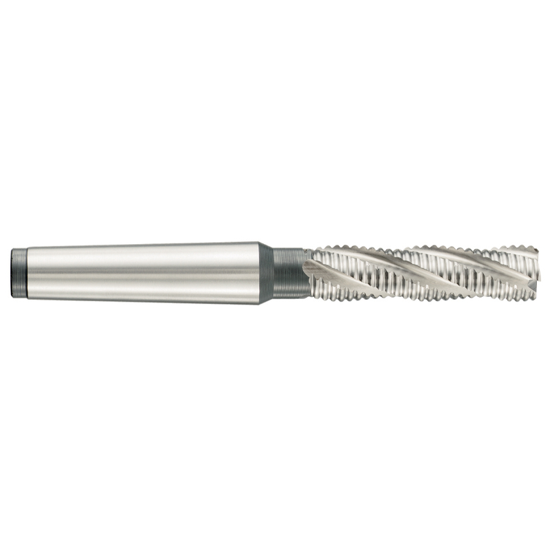 Fraise d’ébauche HSS-E8 -DIN845BL -Z4-6 -Hél.25° -Cône morse -Longue / Ø: 28 TIVOLY - 803681132800