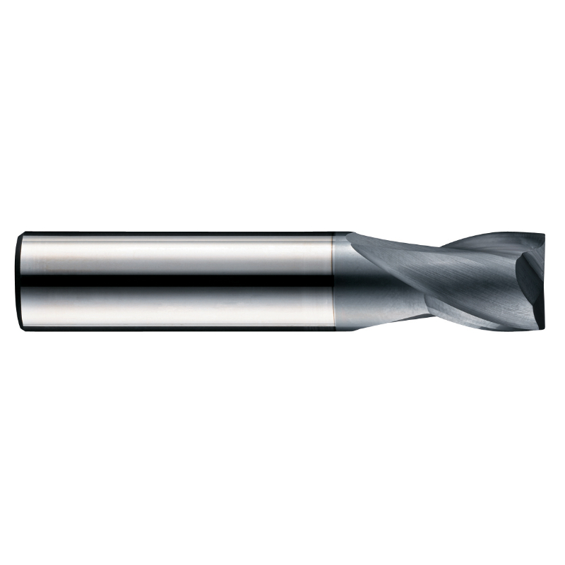 Fraise à rainurer carbure -Revêtue ALCRONA -DIN6527K -Z2 -e8 -Hél. 30° -Chanfrein / Ø: 1 0 TIVOLY - 82364610100