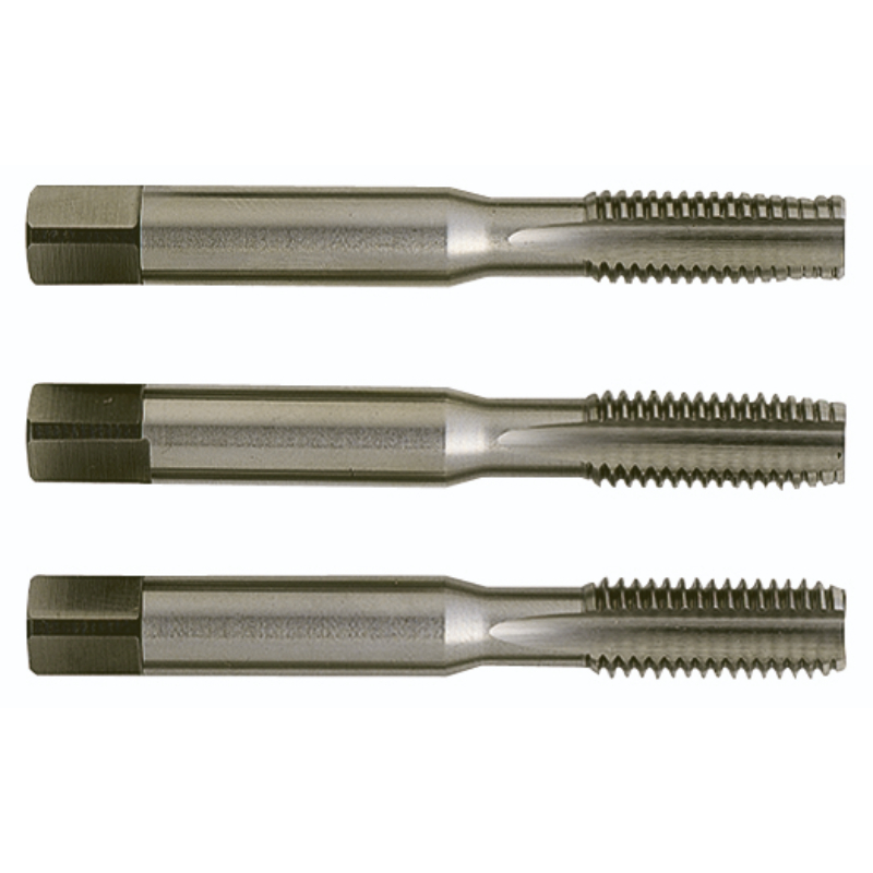 Jeu de 3 tarauds main Standard HSSE-PM -M -ISO529 -Profil étagé -6H -avec guide / Ø: 6 X 1 TIVOLY - 950103100600100