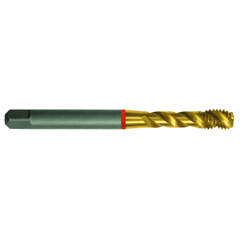 Taraud machine Flashcut HSS-E5 -Revêtu TiN -UNC UNF -DIN 371/376 -Forme C -2B -Conicité arrière / Ø: 1