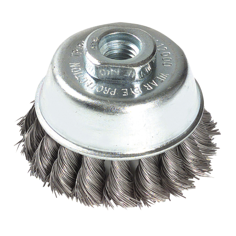 Brosse COUPE -Fil acier torsadé -Gros décapage du métal (Vrac) / Ø: 65 / 0.35 TIVOLY - XT20211000370