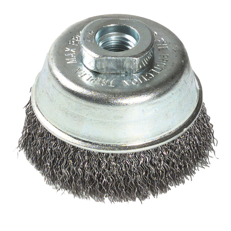 Brosse COUPE -Fil acier ondulé -Décapage du métal (Blister) / Ø: 100 / 0.35 TIVOLY - XT20252006001