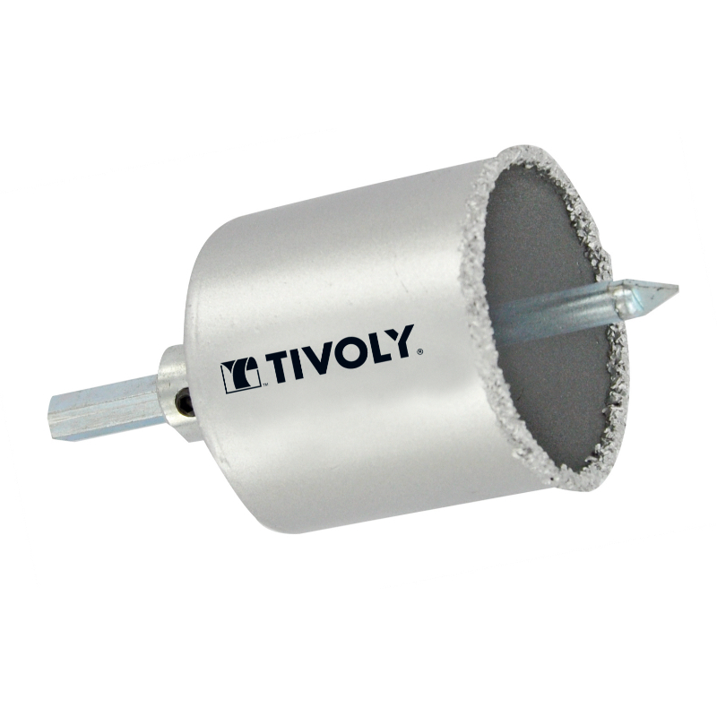 Scie cloche à concrétion carbure HM monobloc (Blister Box) / H: 55 Ø: 43 TIVOLY - XT505220071