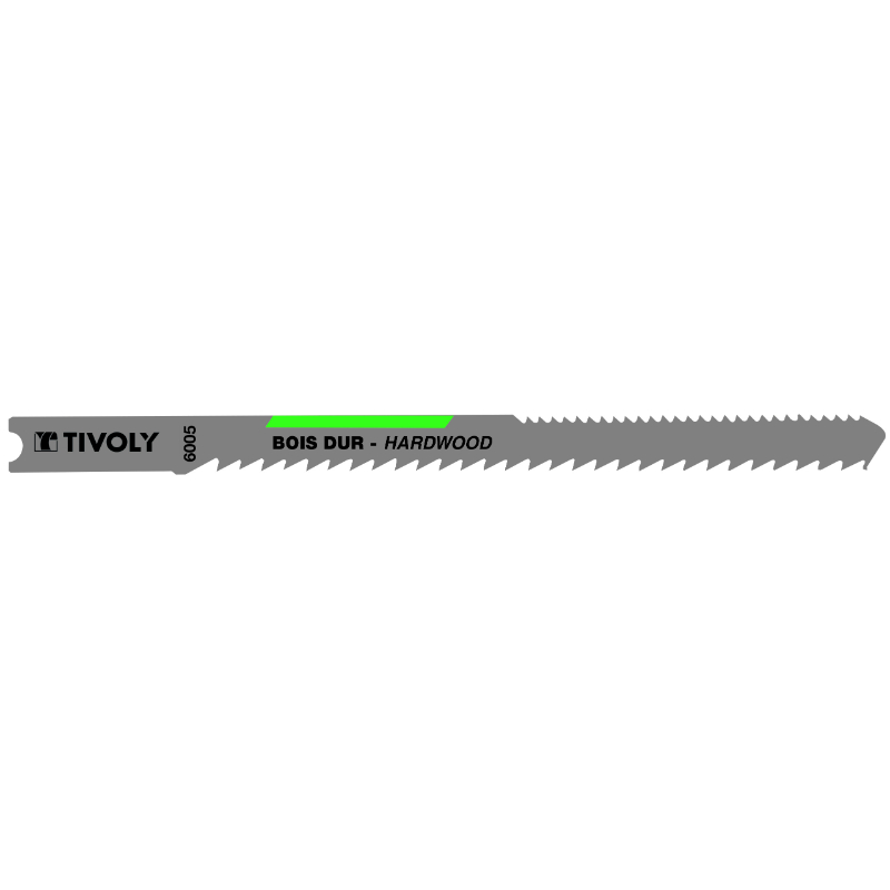 Lame de scie sauteuse -Double denture -Pour bois dur massif -Attache U / L: 100 / H: 75 / Mixte TIVOLY - XT505326005
