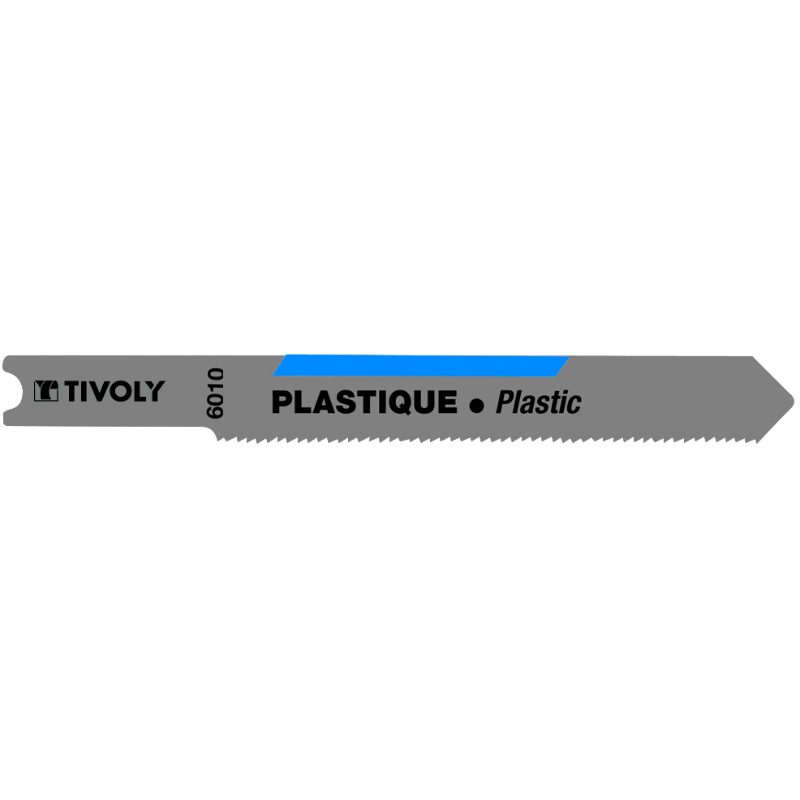 Lame de scie sauteuse -Pour plastique, plexiglas et époxy -Attache U / L: 75 / H: 50 / Droite TIVOLY - XT505326010