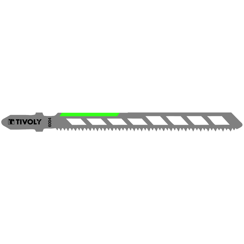 Lame de scie sauteuse -Laser cut -Pour bois mélaminé -Attache T / L: 100 / H: 75 / Droite TIVOLY - XT505526004