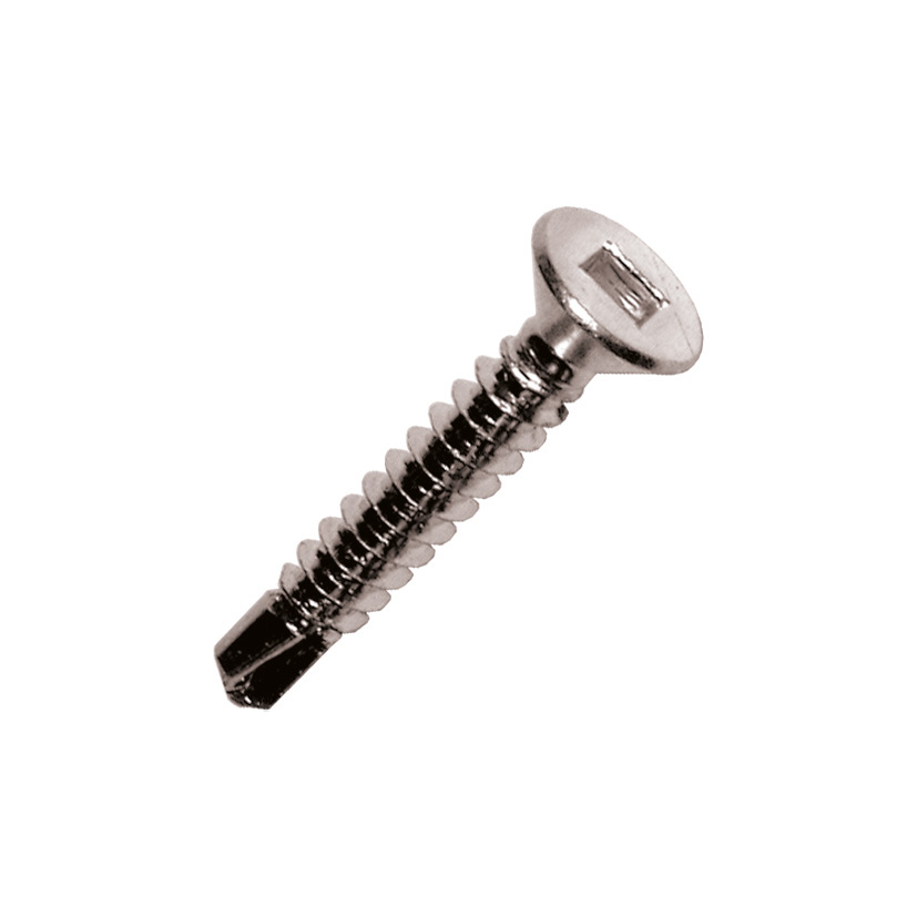 500 vis autop. inox A2 - tête fraisée 120° - empreinte carrée - Ø3,9x25mm - SCELL-IT - TFQN39025