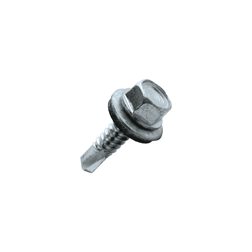 250 vis autop. acier zingué blanc - th - rondelle d'étanchéite - Ø6,3x25mm - SCELL-IT - THR16-63025