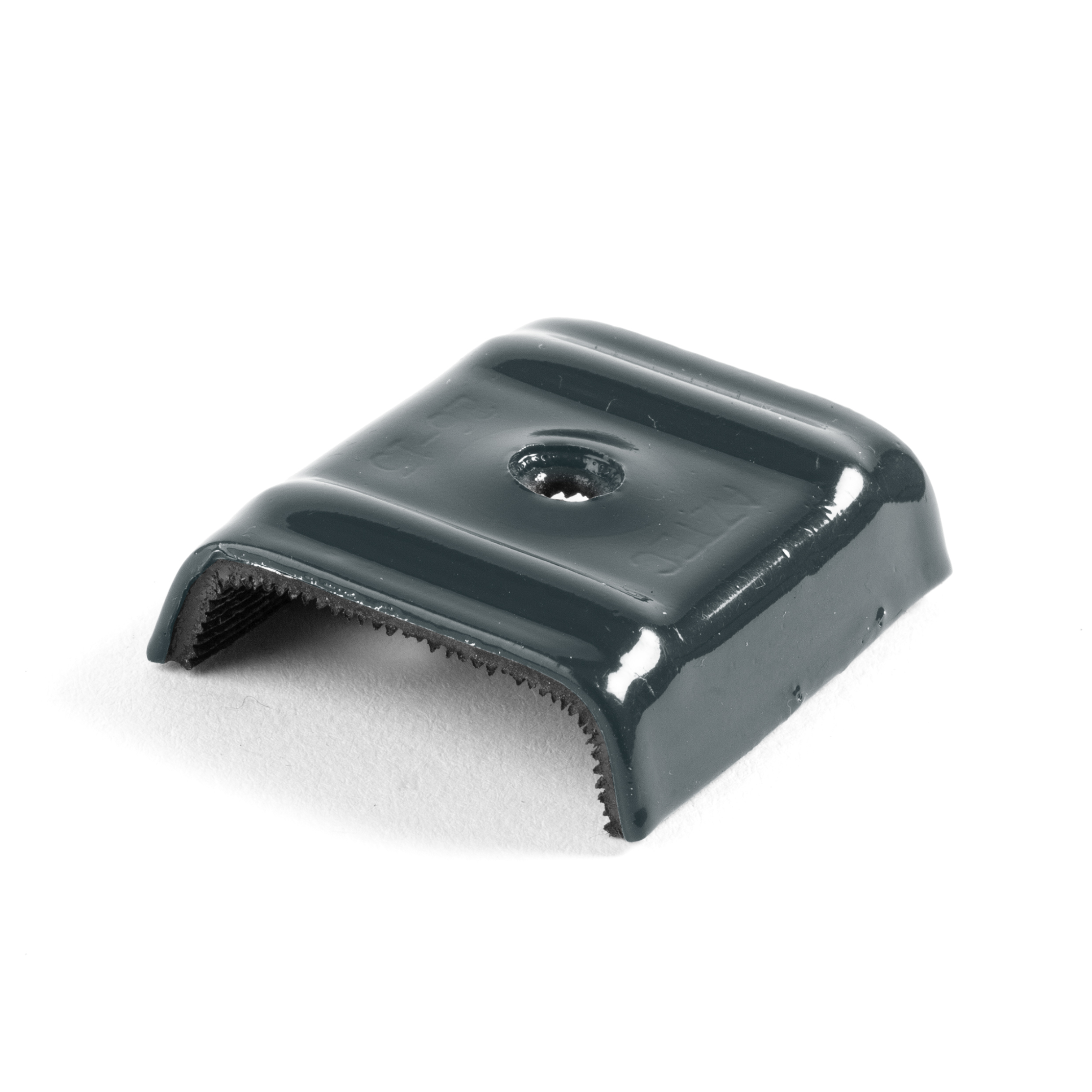 100 TRAPEZO-E - Cavalier bac acier - sommet de nervure type E1 - RAL7015 - SCELL-IT - CAV-TE1-7015
