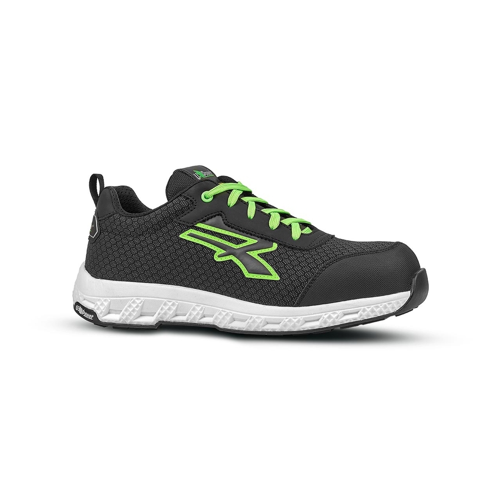 CHAUSSURES BASSES MITCH ESD S3S CI HI HRO FO SR NOIR-VERT FLUO - U POWER - RE20064