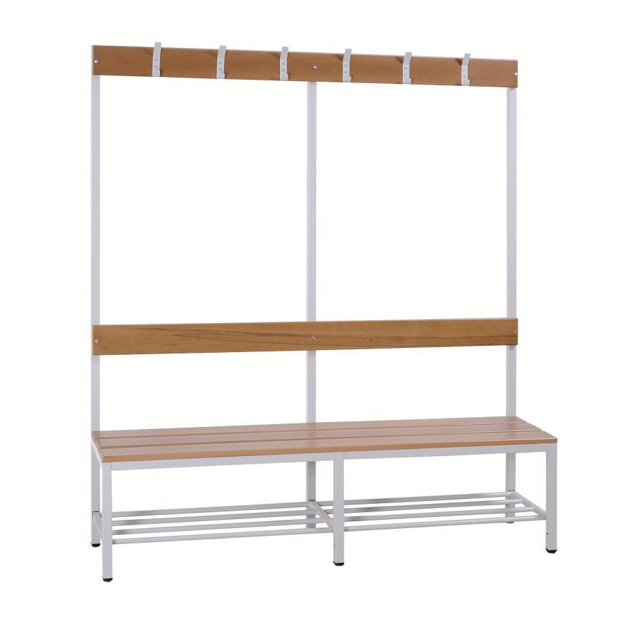 Banc porte manteaux simple 6 crochets - Lot de 8 - MOBIKA - VE-PM-009