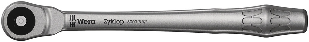 Cliquet Zyklop Metal avec carré mâle traversant, carré 3/8