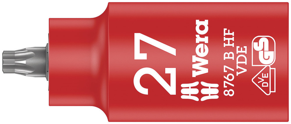  Douille-embout Zyklop, isolée, à emmanchement 3/8