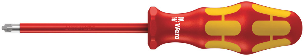 Tournevis isolé pour vis PlusMinus (Pozidriv/à fente) 165 i PZ/S # 1 x 80 mm WERA - 05006190001