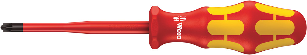 Tournevis VDE isolé pour vis PlusMinus (Pozidriv/à fente), avec lame à diamètre réduit 165 iS PZ/S # 2 x 100 mm WERA - 05006466001