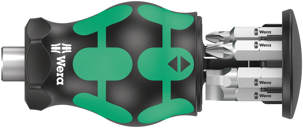 Tournevis porte-embouts Kraftform Kompakt Stubby réserve d'embouts 5 Wera - 05008878001