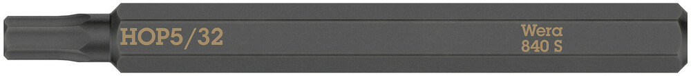 Embout standard extra rigide à 6 pans creux 840 S Hex-Plus 5/32