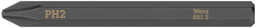 Embout Phillips-Recess 851 S PH 2 x 70 mm Wera - 05018161001