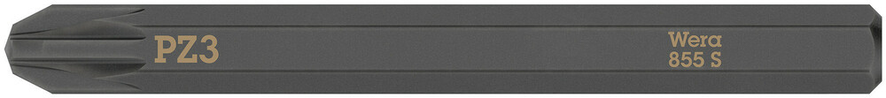 Embout Pozidriv 855 S PZ 3 x 70 mm Wera - 05018165001