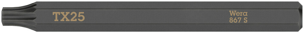 Embout TORX 867 S TORX 25 x 70 mm Wera - 05018168001