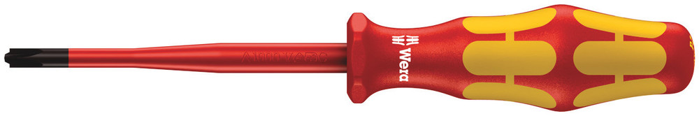 Tournevis VDE isolé pour vis PlusMinus (Pozidriv/à fente), avec lame à diamètre réduit 165 iSS PZ/S 1 x 80 mm WERA - 05020132001