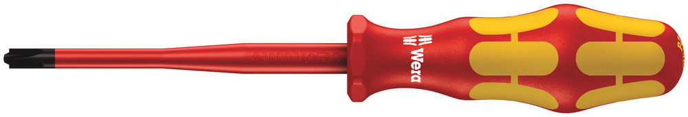 Tournevis VDE isolé pour vis PlusMinus (Pozidriv/à fente), avec lame à diamètre réduit 165 iSS PZ/S 2 x 100 mm WERA - 05020134001