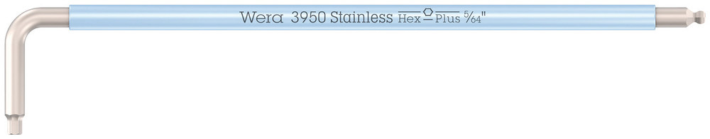 Clés mâles coudées,syst. impérial,acier inoxydable 3950 SPKL Multicolour Hex-Plus 5/64